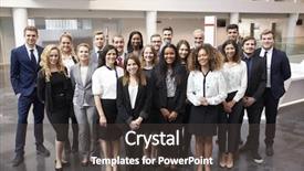  Presentation with lobby - Theme having atrium - portrait of staff standing background and a dark gray colored foreground