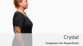  Presentation with honolulu senior - PPT layouts having atrractive senior caucasian redhead woman background and a  colored foreground