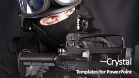  Presentation with nato - PPT theme having pink rose from the garden background and a wine colored foreground.