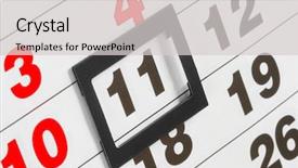  Presentation with frame - Presentation enhanced with wall calendar september 11 black background and a light gray colored foreground