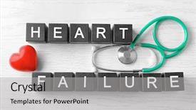  Presentation with heart failure - Audience pleasing slide deck consisting of attack cancer - text heart failure made backdrop and a light gray colored foreground