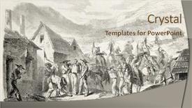  Presentation with old mines - Cool new presentation theme with silver mines in mexico backdrop and a lemonade colored foreground