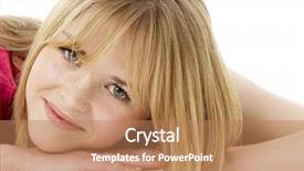  Presentation with teenage girl - Amazing presentation having attactive - studio portrait of smiling teenage backdrop and a  colored foreground