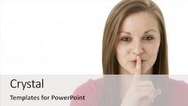  Presentation with teenage girl - Amazing PPT theme having attactive - studio portrait of smiling teenage backdrop and a  colored foreground