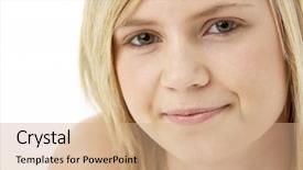  Presentation with girl teens - Presentation design with attactive - studio portrait of surprised teenage background and a  colored foreground