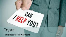  Presentation with signboard - Amazing PPT theme having attendance - man wearing a suit showing backdrop and a light blue colored foreground