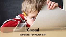  Presentation with attention - Presentation design consisting of attention - bored student background and a coral colored foreground