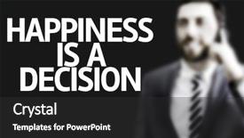  Presentation with decision - Beautiful presentation featuring attitude job satisfaction - business man with the text backdrop and a dark gray colored foreground
