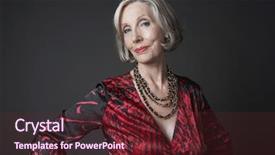  Presentation with attitude - Beautiful slides featuring attitude satisfaction - portrait of a wealthy senior backdrop and a tawny brown colored foreground