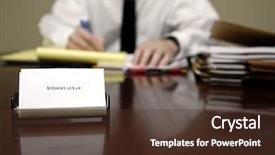  Presentation with files - Audience pleasing slides consisting of attorney at law sitting backdrop and a tawny brown colored foreground