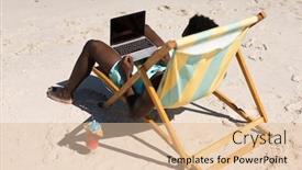  Presentation with elementary school african american female career day - Presentation theme consisting of attractive-african-american-man-enjoying background and a lemonade colored foreground