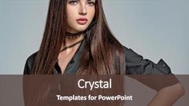  Presentation with black male female fashion - Colorful slides enhanced with attractive brunette girl fashion model backdrop and a tawny brown colored foreground