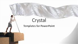  Presentation with action plan way forward text - Slide deck featuring workshop development laboratory graphic background and a dark gray colored foreground