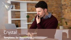  Presentation with hygiene - Amazing PPT layouts having attractive-caucasian-professional-man backdrop and a coral colored foreground