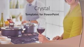  Presentation with romantic love - PPT layouts featuring attractive-couple-in-love-cooking background and a  colored foreground