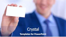  Presentation with blank - Slide deck with attractive greeting cards - portrait of young man holding background and a ocean colored foreground