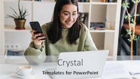  Presentation with happy young student girl holding - Presentation having attractive-happy-young-girl-student background and a sky blue colored foreground