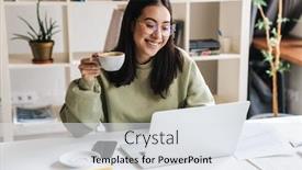  Presentation with college - Slides consisting of attractive-happy-young-girl-student background and a white colored foreground