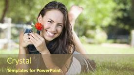  Presentation with race - Theme consisting of attractive-mixed-race-girl-portrait background and a coral colored foreground