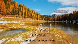  Presentation with earth day - Presentation theme enhanced with attractive-sunny-day background and a gold colored foreground