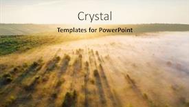  Presentation with rural - Audience pleasing PPT theme consisting of attractive-top-view-on-rural backdrop and a blonde colored foreground