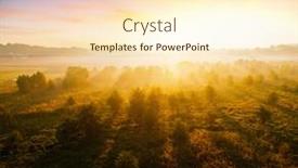  Presentation with misty - Slide deck enhanced with attractive-top-view background and a cream colored foreground