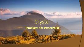  Presentation with ukraine - Presentation design enhanced with attractive-view-of-the-mountain background and a violet colored foreground