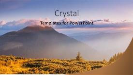  Presentation with ukraine - Theme featuring attractive-view-of-the-mountain background and a light blue colored foreground