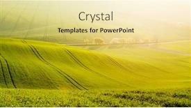  Presentation with republic day - PPT layouts enhanced with attractive-wavy-fields-in-agricultural background and a blonde colored foreground