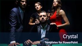  Presentation with young - Beautiful presentation featuring attractive young caucasian man make backdrop and a navy blue colored foreground