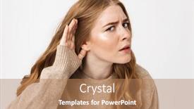  Presentation with hear - Amazing theme having attractive-young-girl-wearing-sweater backdrop and a coral colored foreground