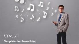  Presentation with music notes - 