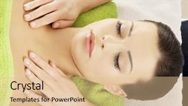  Presentation with sensuality woman black angel relaxing - Audience pleasing slide set consisting of attractive young woman relaxing beeing backdrop and a  colored foreground