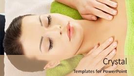  Presentation with sensuality woman black angel relaxing - Presentation theme featuring attractive young woman relaxing beeing background and a  colored foreground