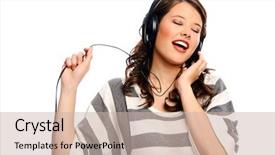  Presentation with mangroves mangrove trees along - Slides consisting of attractive young woman sings along background and a soft green colored foreground