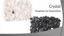  Presentation with black and white trees - Amazing presentation having attrition - black and white pebble stones backdrop and a  colored foreground