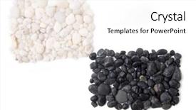 Presentation with stones - Amazing PPT layouts having attrition - black and white pebble stones backdrop and a  colored foreground