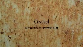  Presentation with metal - Slides having attrition - old rusty painted metal background background and a  colored foreground