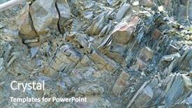  Presentation with rocky ocean coast - Audience pleasing PPT layouts consisting of attrition - rocks on an ocean coast backdrop and a  colored foreground