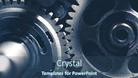  Presentation with atv - Presentation theme featuring atv-engine-gears-with-oil background and a ocean colored foreground