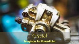  Presentation with brake - Audience pleasing slide set consisting of hydraulics - atv hydraulic disc brake caliper backdrop and a tawny brown colored foreground