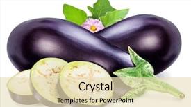  Presentation with eggplant - Amazing PPT theme having aubergine or eggplant with aubergine backdrop and a lemonade colored foreground