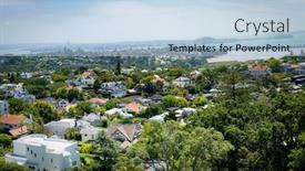  Presentation with new zealand - PPT layouts having auckland-panorama-from-the-hill background and a light blue colored foreground