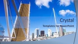  Presentation with new zealand - Presentation theme having auckland skyline in cbd central background and a  colored foreground