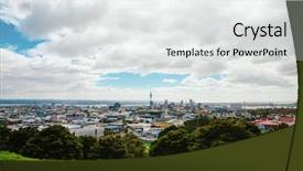  Presentation with new path - Amazing slides having auckland view from mt eden backdrop and a white colored foreground