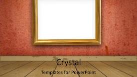  Presentation with auction - PPT layouts consisting of auction art - grungy red room with blank background and a coral colored foreground