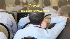  Presentation with audience - PPT layouts enhanced with audience listens to the acting background and a  colored foreground