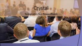  Presentation with acting - Amazing theme having audience listens to the acting backdrop and a  colored foreground