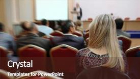  Presentation with acting - Presentation enhanced with audience listens to the acting background and a  colored foreground