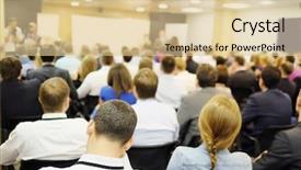  Presentation with acting - Cool new slides with audience listens to the acting backdrop and a lemonade colored foreground